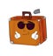 Cool suitcase cartoon