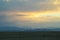 Cool Sunset Over Colorado Rockies