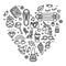 Cool teenager stuff favorite things doodle heart