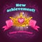 Cool vector illustration with princess crown