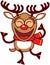 Cool Xmas reindeer dancing