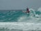 Coolangatta, Australia - 1-3-2019: female competitor in the quicksilver pro surf competition