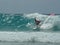 Coolangatta, Australia - 1-3-2019: female competitor in the quicksilver pro surf competition