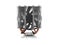 Cooler computer fan isolated on a white background.