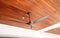 Cooling Fan Hanging From Timber Ceiling