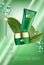Cooling mint skin care series ads. Vector Illustration with mint leaves, smoothing cream tube and container