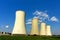 Cooling-towers and blue sky