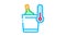 cooling wine bottle Icon Animation