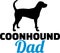 Coonhound dad silhouette