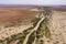 Cooper Creek flowing through the desert country