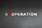 Cooperation concept. Word cooperation spelled with chrome letters, with a red heart symbol replacing the letter o