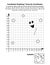 Coordinate graphing, or draw by coordinates, math worksheet with Halloween cute little ghost