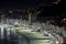 Copacabana Beach at night