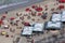 Copacabana Beach in Rio de Janeiro, Brazil.