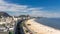 Copacabana Beach street traffic Time Lapse in Rio de Janeiro