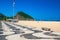 Copacabana and Leme with mosaic of sidewalk in Rio de Janeiro