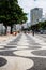 Copacabana sidewalk pattern on a sunny afternoon
