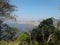 Copacabana View in high mountain in Duque de Caxias Fort Leme Rio de Janeiro Brazil Cityscape