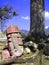 Copan stone head