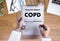 COPD Chronic obstructive pulmonary disease health medical concept