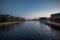 Copenhagen canal at night