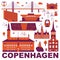 Copenhagen culture travel set