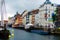 COPENHAGEN, DENMARK - AUGUST 24, 2015: Nyhavn Veteran Ship and Museum Harbour, occupying the inner section of Nyhavn between the N