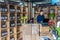 COPENHAGEN, DENMARK - AUGUST 28, 2016: Wine stall inTorvehallerne indoor food market in the centre of Copenhage