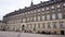 COPENHAGEN, DENMARK - MAY 31, 2017: View of Christiansborg Slot Palace with statuesin Copenhagen, Denmark