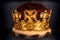 COPENHAGEN, DENMARK, NOVEMBER 18, 2019: Crown jewels at Rosenborg slot castle in Copenhagen,Denmark