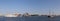 Copenhagen harbor panoramic view