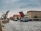 Copenhagen harbor waterfront with bridges, Denmark