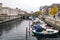 Copenhagen - October 23, 2016: View to the Marmorbroen bridge and the nearby area.