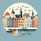 Copenhagen\\\'s Hygge Essence: Harbor Hues and Fairy Tale Facades