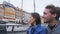 Copenhagen tourists people on boat tour of Nyhavn