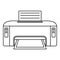 Copier printer icon, outline style