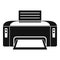 Copier printer icon, simple style