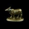 Copper antique figurine of a sacred Indian cow.