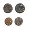 Copper Coins of Mohammed Bin Muzaffar Malwa Sultanate India