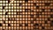 Copper cubes background