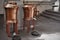 Copper holy water basins in the cathedral in St.Gallen