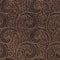 Copper seamless texture with swirls pattern