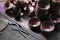 Copper utensils at Tambat Ali, Copper market,  Pune, India