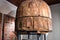 Coptic artifacts wooden dome of the christian Churches in museum in Cairo, Egypt