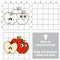 Copy the image using grid, the simple educational kid game.