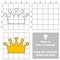 Copy the image using grid, the simple educational kid game.