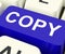 Copy Keys Mean Duplicate Copying Or Replicate