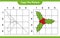 Copy the picture, copy the picture of Holly Berries using grid lines. Educational children game