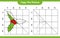 Copy the picture, copy the picture of Holly Berries using grid lines. Educational children game