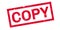 Copy rubber stamp